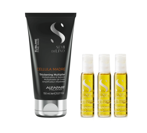 Alfaparf cellula madre Zestaw serum zwiększające objętość włosów 150ml i Ampułki Beauty genesis 3x13ml