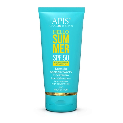 Apis hello summer Krem do opalania twarzy z nektarem komórkowym SPF 50 50ml