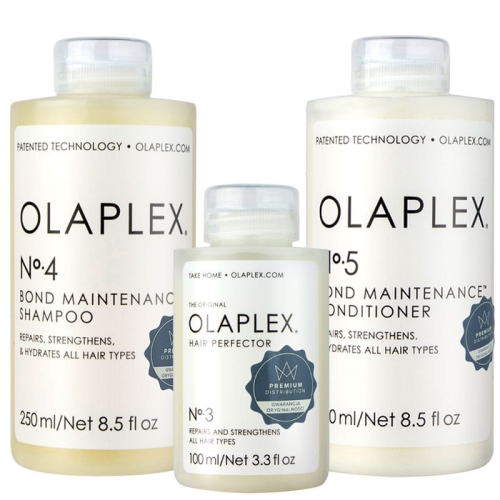 Olaplex zestaw odbudowujący do włosów no.4 szampon 250ml  no.5 odżywka 250ml no.3 maska odbudowa 100ml