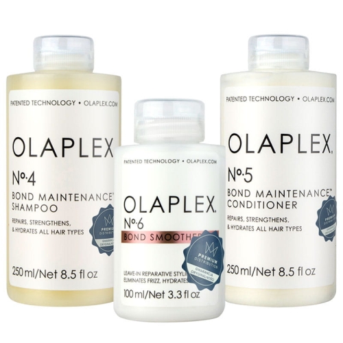 Olaplex zestaw odbudowujący do włosów no.4 szampon 250ml no.5 odżywka 250ml no.6 krem 100ml 