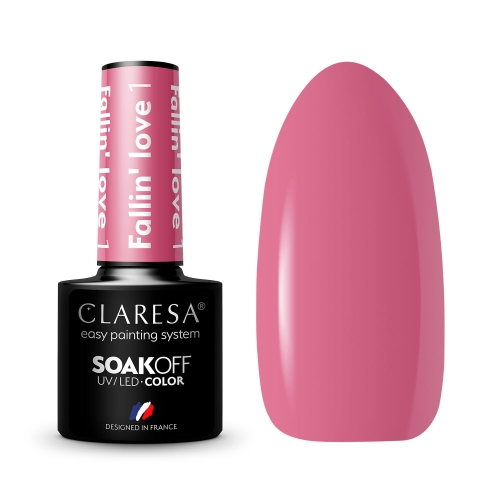 Claresa lakiery hybrydowe Odcienie różowe 5ml