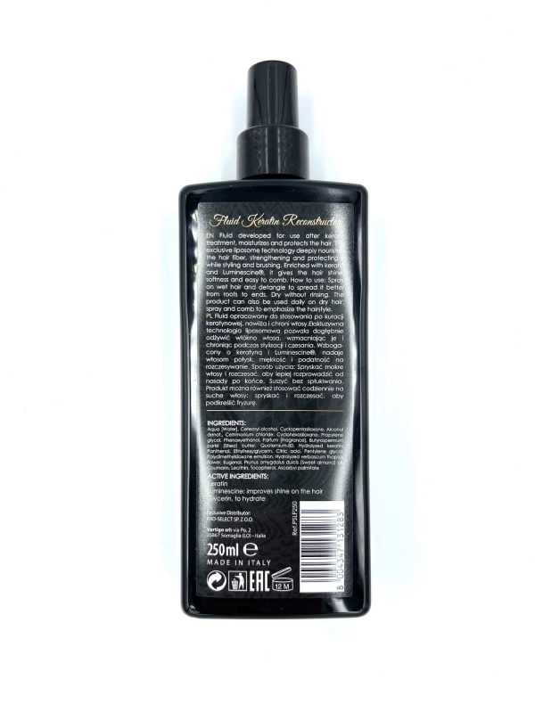 Recoplast Nano Keratin Fluid wygładzający do włosów suchych po keratynowym prostowaniu bez spłukiwania 250ml.jpg