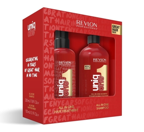 REVLON Uniq One  Zestaw szampon 230ml maska w spray'u 150ml