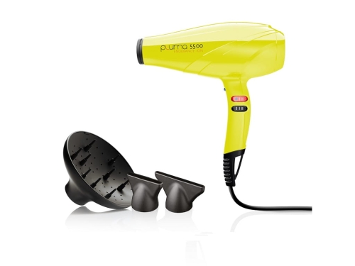 GA.MA pluma 2 Suszarka do włosów z jonizacją 2400w żółta
