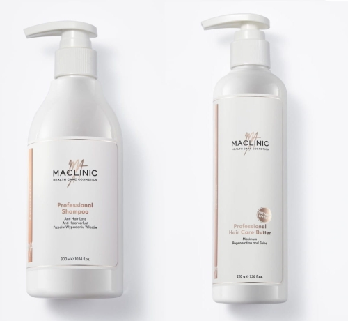 Maclinic Szampon przeciw wypadaniu włosów 300ml i odżywka regenerująca 220g