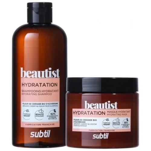 Subtil beautist Zestaw nawilżający do włosów szampon 300ml maska 250ml