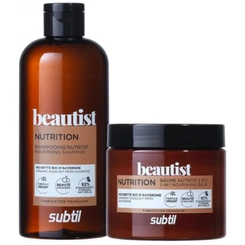 Subtil beautist Zestaw regenerujący do włosów zniszczonych szampon 300ml balsam 250ml