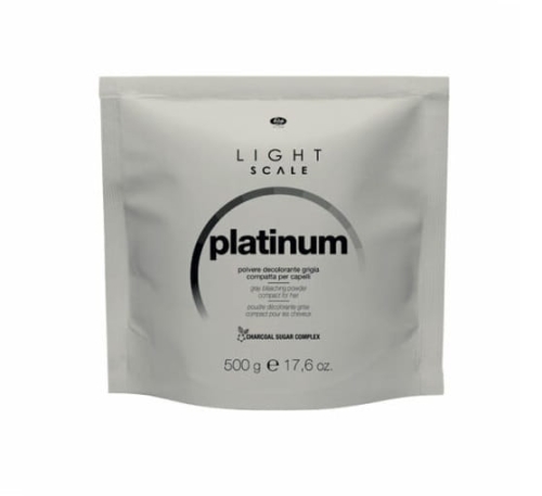 Lisap light scale platinum Rozjaśniacz do 9 tonów szary 500g