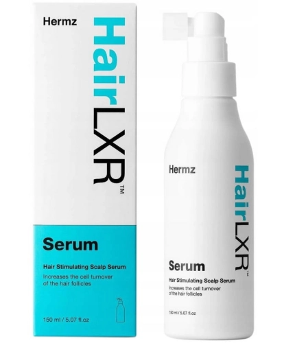 HERMZ  hairlxr  Serum pobudzające wzrost włosów bez spłukiwania  150ml