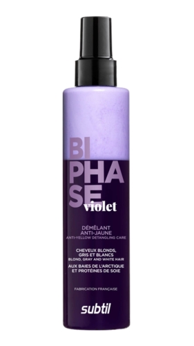 Subtil biphase Fioletowa odżywka dwufazowa do włosów blond bez spłukiwania 200ml