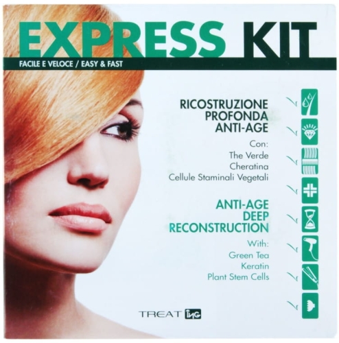ING express kit Zestaw odbudowująco nawilżający do włosów 3x10ml