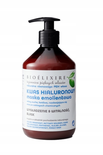 BIOELIXIRE ARGAN - Maska nawilżająca z olejkiem arganowym 500ml