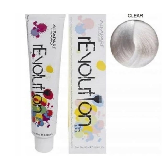 Alfaparf rEvolution CLEAR - Czysty, Bezbarwny Dodatek do pasteli, toner, farba bez amoniaku 90ml