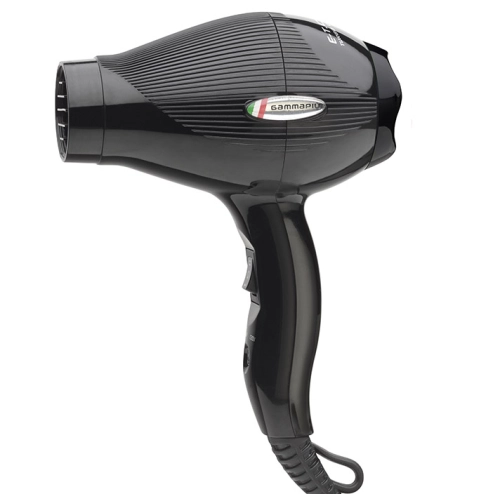 Gamma Piu E-T.C. MINI Czarna Kieszonkowa suszarka do włosów