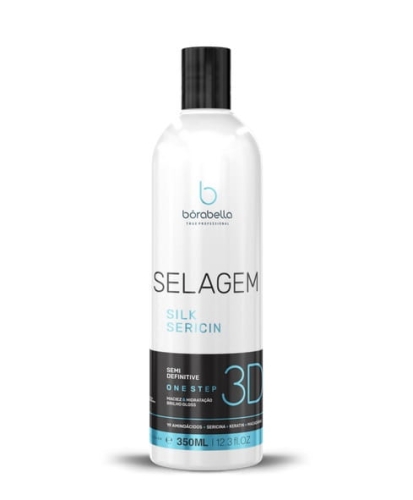 Borabella selagem silk 3d nanoplastia Kuracja do prostowania włosów cienkich 350ml