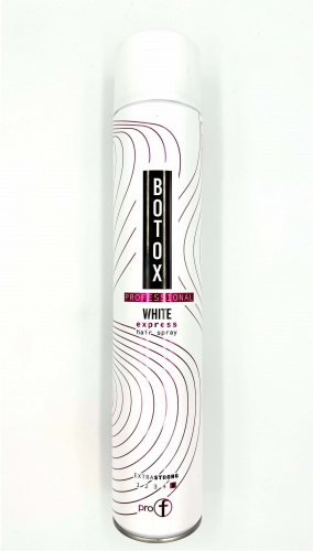 Wats pro-f boto white Bardzo mocny lakier do włosów 750ml