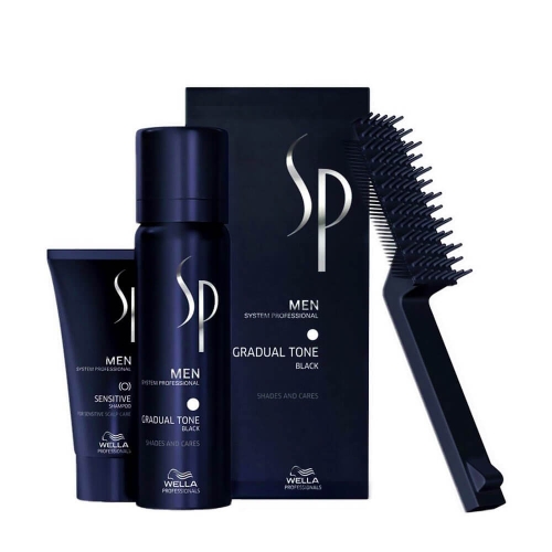 Wella sp men gradual tone black Pianka przywracająca naturalny kolor włosów