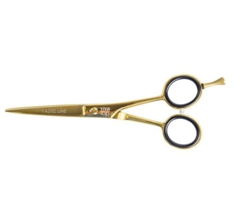 Viva top nożyczkii fryzjerskie pastel line 5,5'' gold złote