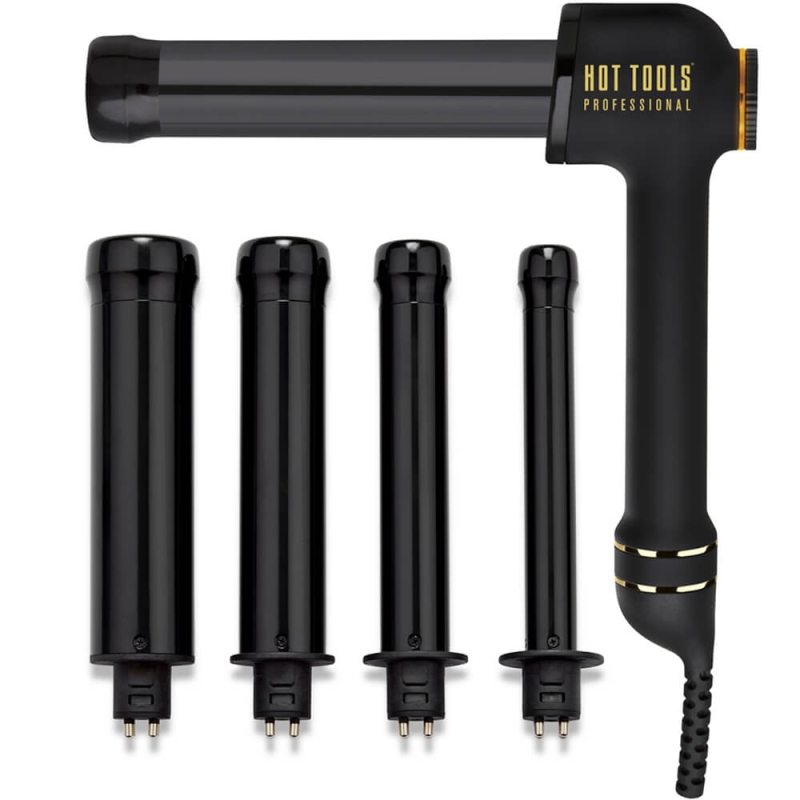 Hot Tools Lokówka łamana z wymiennymi końcówkami Curl bar set black