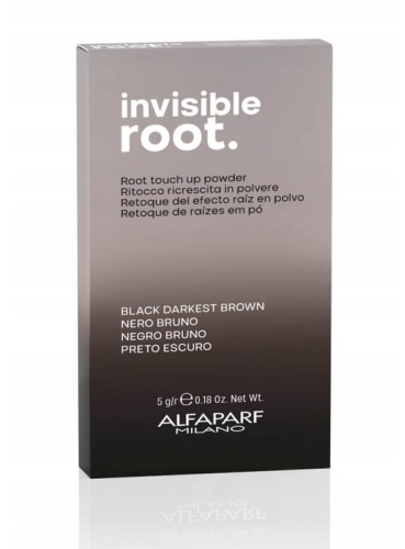 Alfaparf invisible root Korektor odrostu w pudrze czarny 5gr