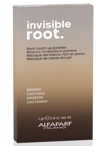 Alfaparf invisible root Korektor odrostu w pudrze brązowy 5gr
