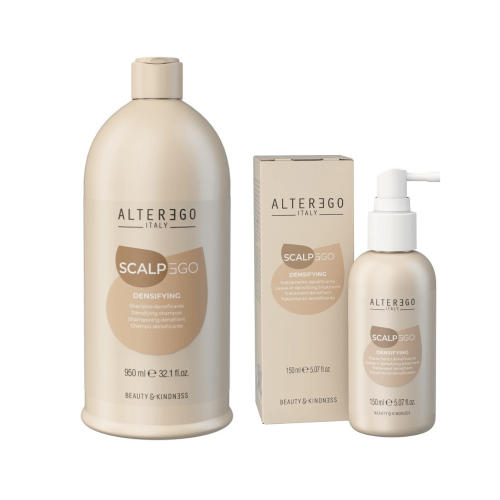 Alter ego scalpego densifying Zestaw zagęszczający włosy Szampon 950ml Lotion 150ml 