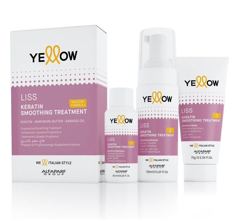 YELLOW form brazilian keratin protex - Zestaw do keratynowego prostowania włosów