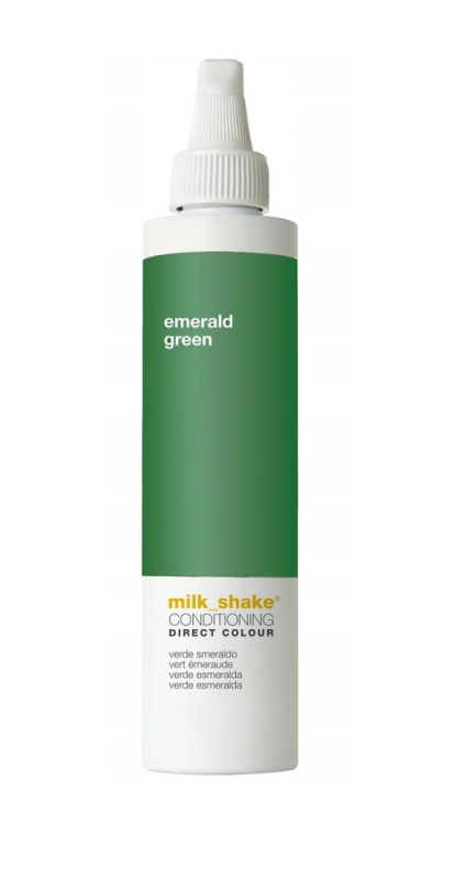 Milk shake direct colour emerald green Odżywka koloryzująca do włosów zielona 200ml
