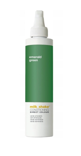 Milk shake direct colour emerald green Odżywka koloryzująca do włosów zielona 100ml