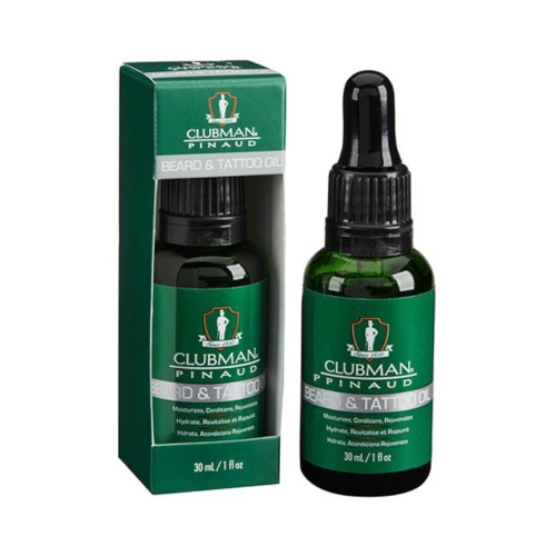 CLUBMAN Olejek do brody i tatuażu BEARD&TATTOO OIL 30ml