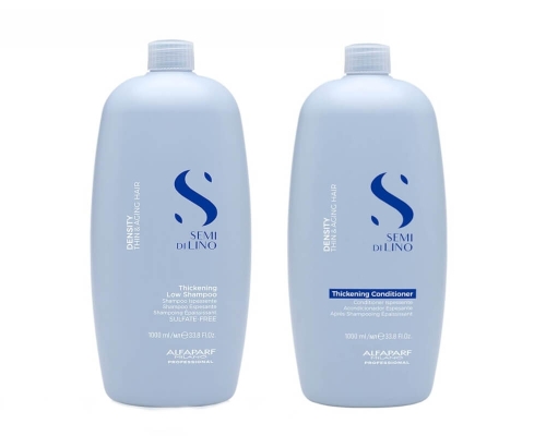 Alfaparf sdl density  Zestaw pogrubiający do włosów cienkich  szampon 1000ml odżywka 1000ml