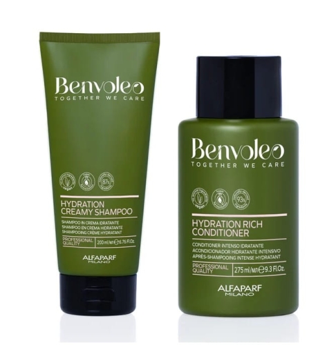 Alfaparf benvoleo hydration Zestaw nawilżający do włosów suchych szampon 200ml odżywka 275ml