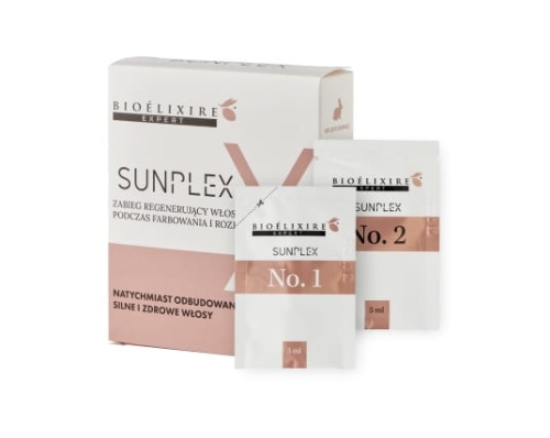 SUNPLEX Zestaw do odbudowy włosów 5x5ml