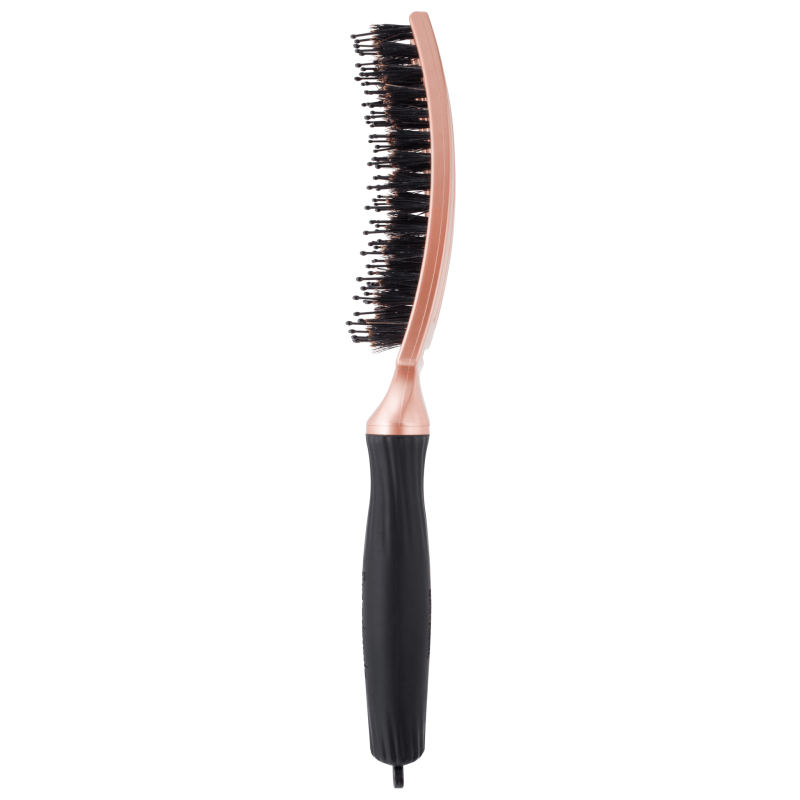 Olivia Garden finger brush trinity bronze Szczotka do włosów dzik i nylon miedziane złoto