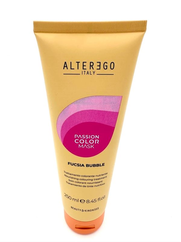 Alter ego passion mask fucsia bubble Maska koloryzująca do włosów fuksja 250ml