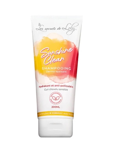 Les secrets de loly sunshine clean Szampon przeciwłupieżowy do włosów kręconych i falowanych 200ml