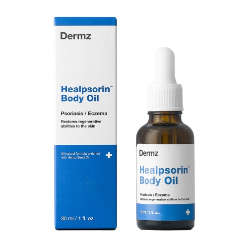 Dermz healpsorin Łagodzący olejek konopny do ciała łuszczyca 30ml