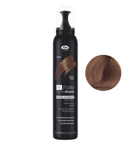 Lisap refoam Pianka koloryzująca do włosów kasztan 200ml