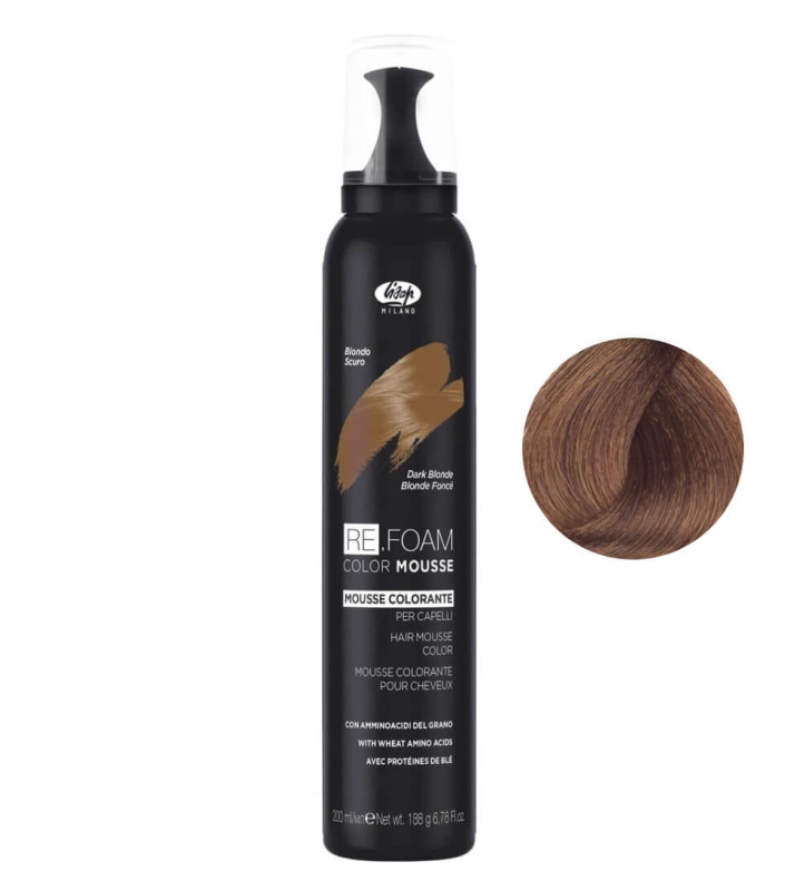 Lisap refoam Pianka koloryzująca do włosów ciemny blond 200ml (1).jpg