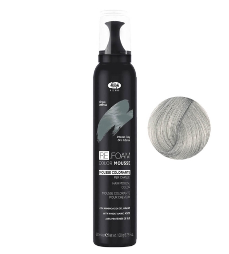 Lisap refoam Pianka koloryzująca do włosów intensywna srebrna 200ml