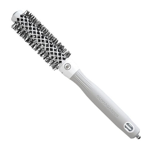 Olivia Garden blowout shine white grey Szczotka do modelowania włosów 20mm