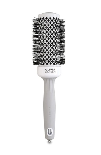 Olivia Garden blowout shine white grey Szczotka do modelowania włosów 45mm