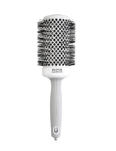 Olivia Garden blowout shine white grey Szczotka do modelowania włosów 55mm