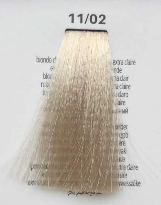 Lisap lk oil protection Farba do włosów 11/02 popielaty naturalny bardzo jasny blond 100ml