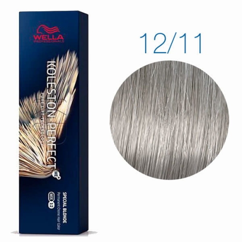 Wella koleston perfect me Farba do włosów 12/11 special blond intensywny popielaty 60ml