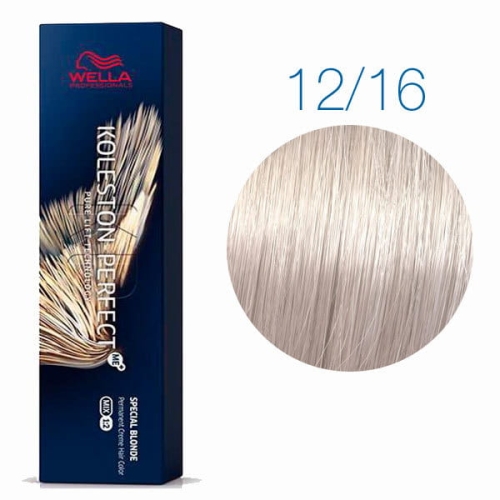 Wella koleston perfect me Farba do włosów 12/16 special blond popielato fioletowy 60ml