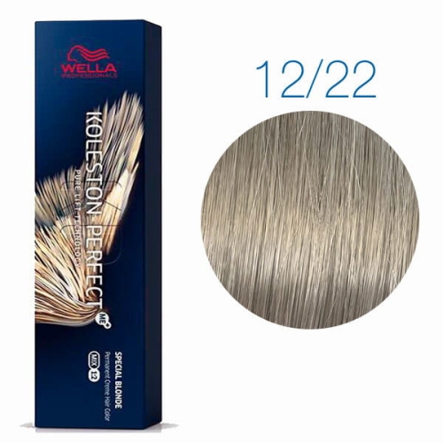 Wella koleston perfect me Farba do włosów 12/22 special blond intensywny mat 60ml