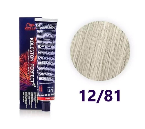 Wella koleston perfect me Farba do włosów 12/81 special blond perłowo popielaty 60ml