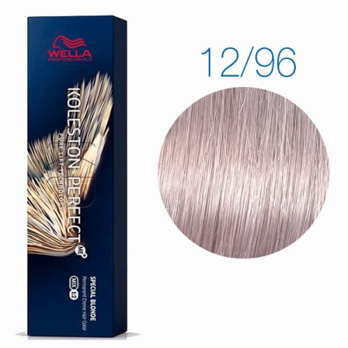 Wella koleston perfect me Farba do włosów 12/96 special blond grafitowo popielaty 60ml