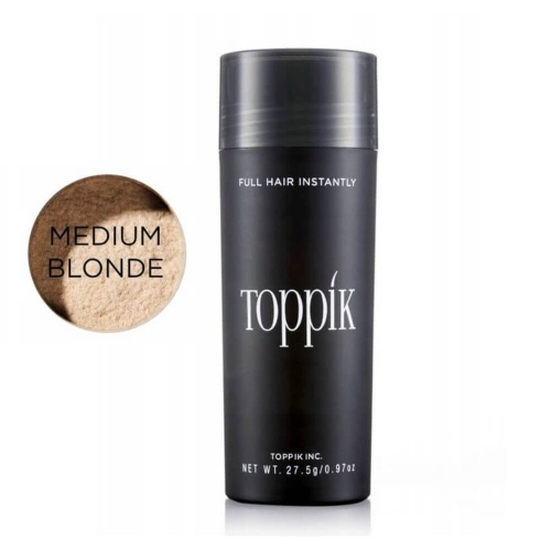 Toppik Keratynowe mikrowłókna zagęszczające do włosów 27,5g średni blond